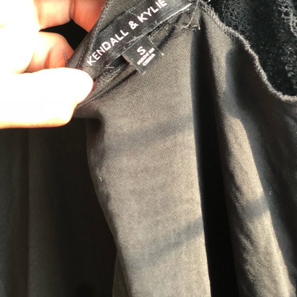 Kendal and Kylie Black slip dress. - Picture 5 of 5